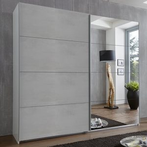 ernie-sliding-door-mirrored-wooden-wardrobe-light-grey