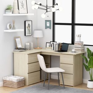 errol-corner-wooden-computer-desk-4-drawers-sonoma-oak