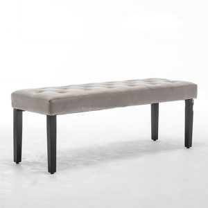 escondido-velvet-dining-bench-light-grey