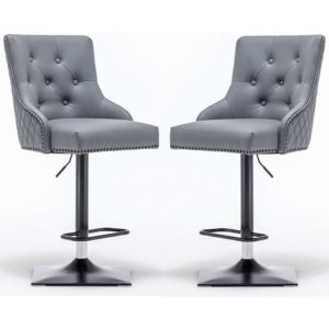 estes-round-knocker-grey-faux-leather-bar-chairs-pair