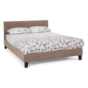 evelyn-latte-fabric-upholstered-bedstead-double-bed