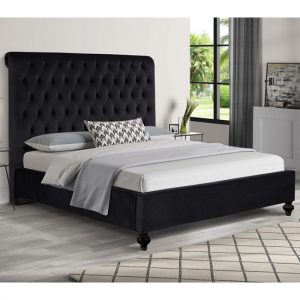 fallston-plush-velvet-double-bed-black