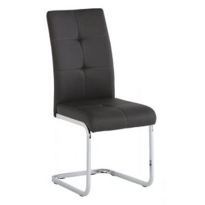 florence-pu-leather-dining-chair-charcoal-grey