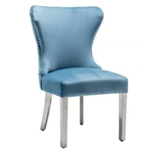 floret-button-velvet-dining-chair-blue