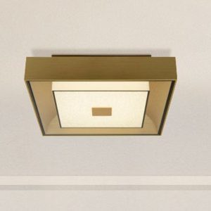 flush-led-square-ceiling-light-brushed-gold-crystal-sand