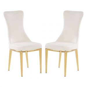 forli-white-pu-leather-dining-chair-pair