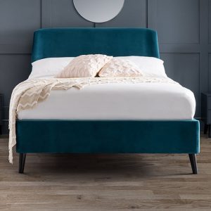 frida-curved-velvet-double-bed-teal