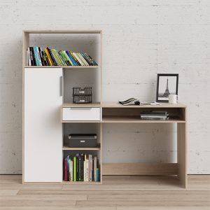 frosk-computer-desk-1-door-1-drawer-white-oak