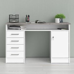 frosk-computer-desk-1-door-4-drawers-white-grey