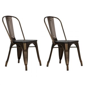 fusion-antique-bronze-metal-dining-chairs-pair