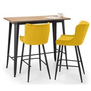 gael-bar-table-mocha-elm-2-lakia-mustard-stools