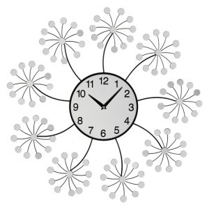 gatosta-mirrored-floret-wall-clock-black-silver