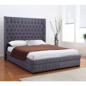 genesis-linen-fabric-double-bed-dark-grey