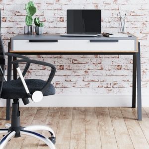 geneva-wooden-2-drawers-computer-desk-grey-white