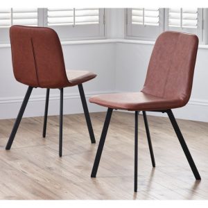 gilford-antique-brown-faux-leather-dining-chairs-pair