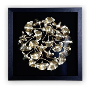 ginkgo-golden-painting-wooden-wall-art-black-frame