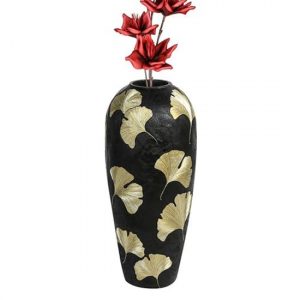 ginkgo-poly-decorative-vase-black-gold