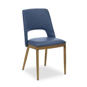 glidden-blue-leather-dining-chairs-brass-legs-pair