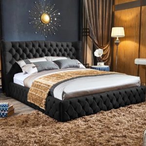 greeley-plush-velvet-double-bed-black