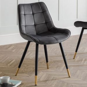 hadid-velvet-dining-chair-grey-black-metal-legs