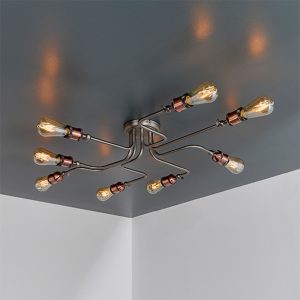 hal-8-lights-semi-flush-ceiling-light-aged-pewter-copper