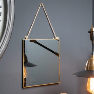 handan-square-narrow-edged-hanging-wall-mirror-gold-frame