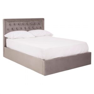 hannata-velvet-storage-ottoman-double-bed-brushed-steel