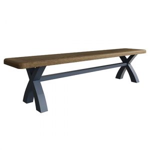 hants-cross-legs-dining-bench-blue