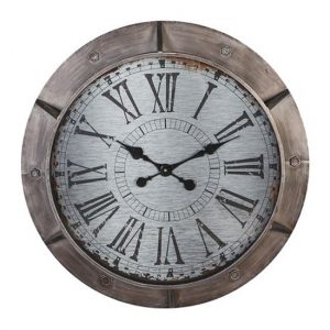 harbour-glass-wall-clock-anthracite-silver-metal-frame