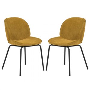 harju-mustard-velvet-dining-chairs-metal-legs-pair