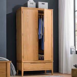 harriet-double-door-wardrobe-robust-solid-oak-1-drawer