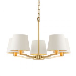 harvey-5-lights-white-shades-pendant-light-brushed-gold
