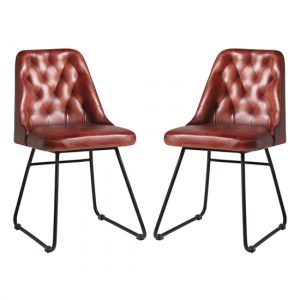 hayton-vintage-red-genuine-leather-dining-chairs-pair