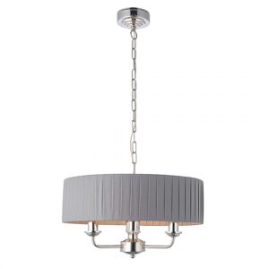 highclere-3-light-charcoal-fabric-pendant-light-nickel