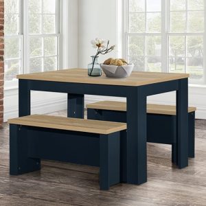 highgate-dining-table-2-benches-navy-blue-oak
