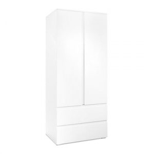 hilary-wardrobe-2-doors-2-drawers-white