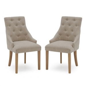 hobs-beige-fabric-dining-chairs-wooden-legs-pair