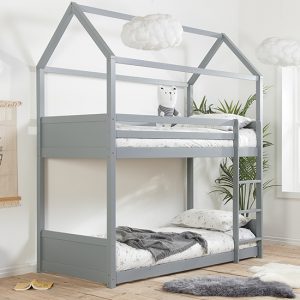 home-pine-wood-single-bunk-bed-grey