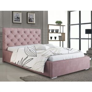 hyannis-plush-velvet-double-bed-pink
