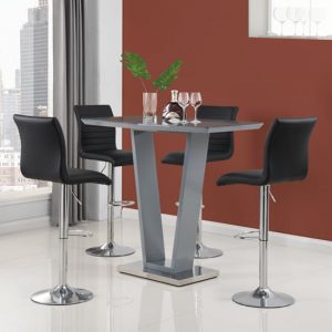iko-high-gloss-bar-table-in-grey-4-black-ripple-stools