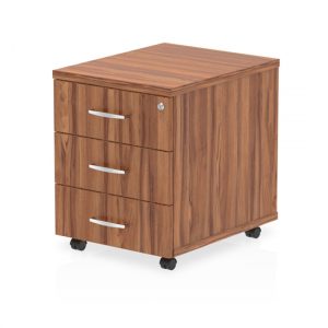 impulse-wooden-3-drawers-mobile-pedestal-walnut