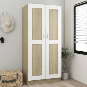 inara-wooden-wardrobe-2-doors-white-sonoma-oak