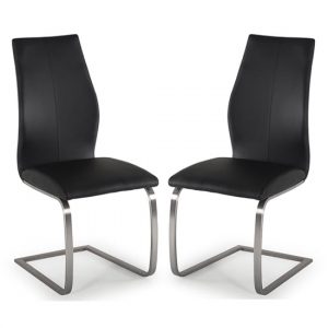 irmak-black-leather-dining-chairs-steel-frame-pair