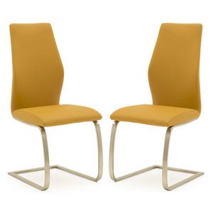 irmak-pumpkin-leather-dining-chairs-steel-frame-pair