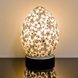 izar-small-white-flower-mosaic-glass-egg-table-lamp