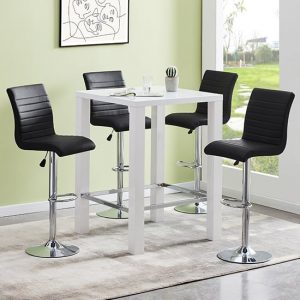 jam-square-white-glass-bar-table-4-ripple-black-stools