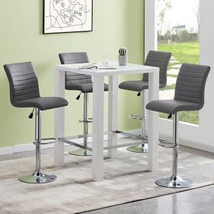 jam-square-white-glass-bar-table-4-ripple-grey-stools