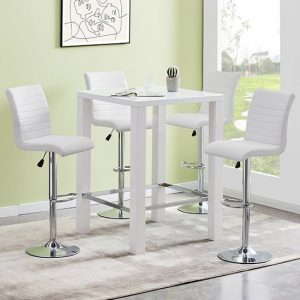 jam-square-white-glass-bar-table-4-ripple-white-stools