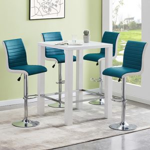 jam-square-white-glass-bar-table-4-ritz-teal-white-stools