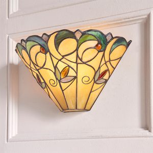 jamelia-tiffany-glass-wall-light-matt-black